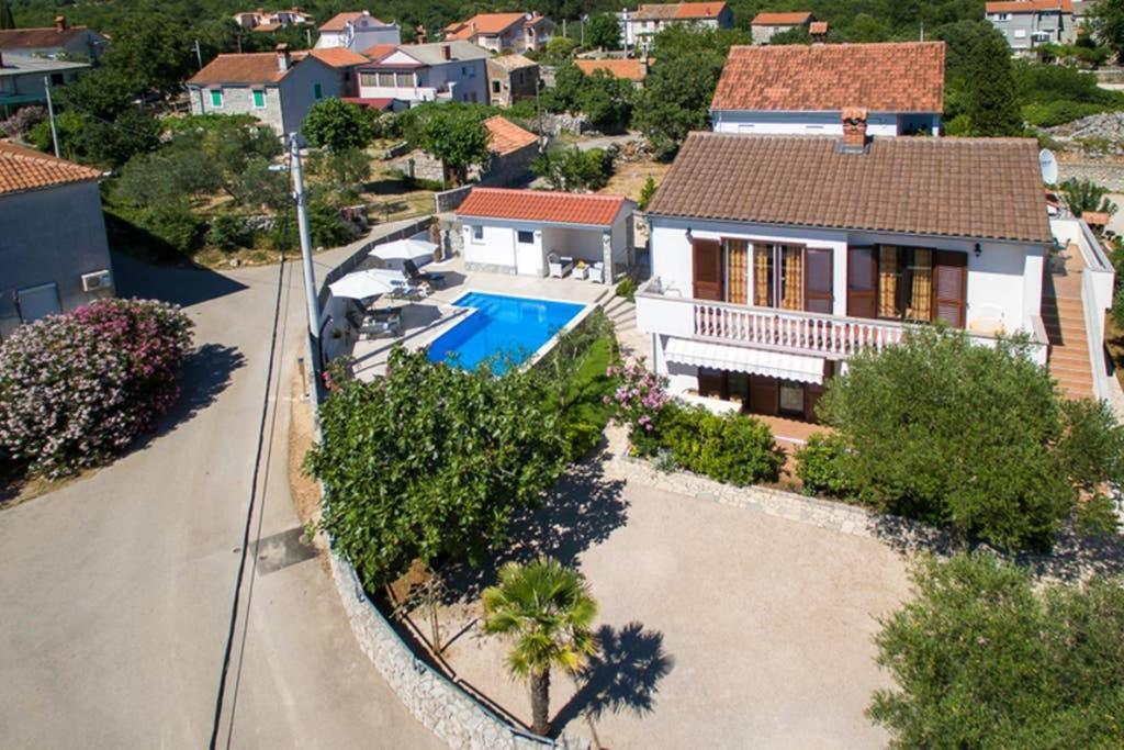 Adria-Holiday House With A Private Pool In Krk Kornić Exterior foto
