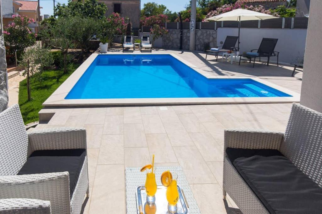 Adria-Holiday House With A Private Pool In Krk Kornić Exterior foto